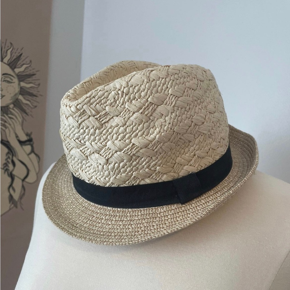 Banana Republic Straw Panama Fedora